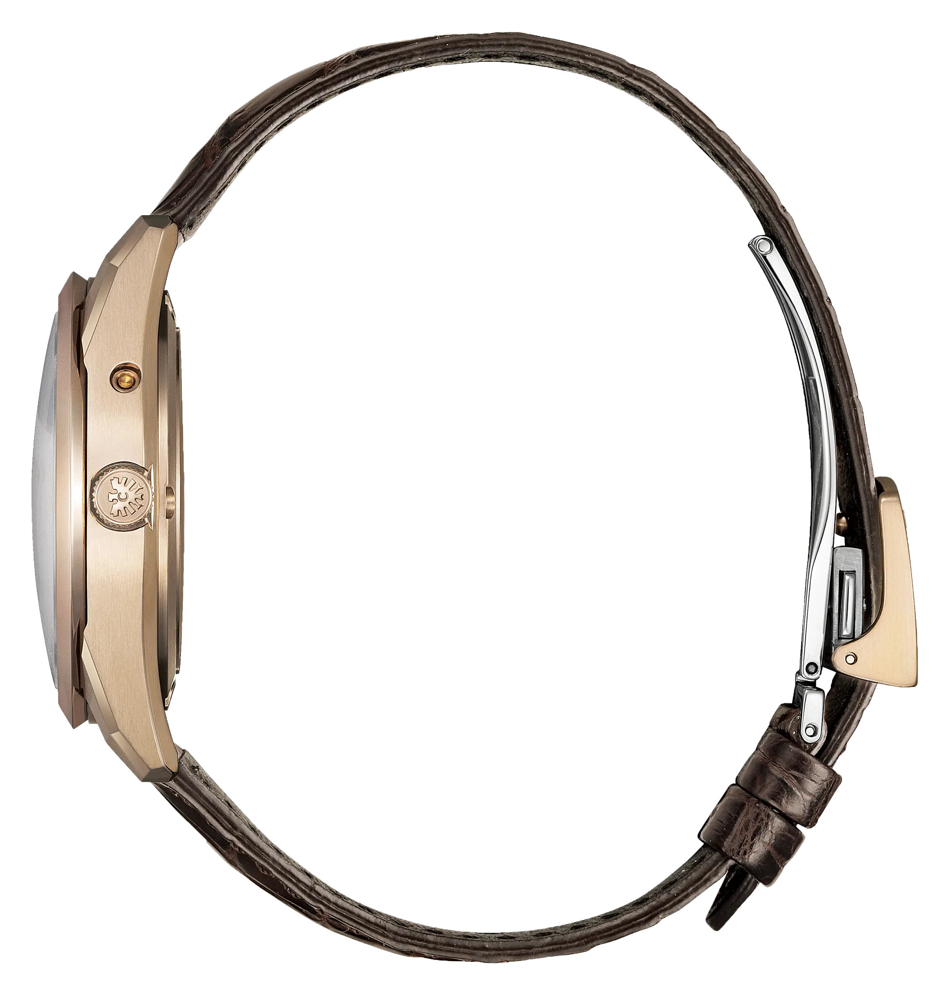 The CITIZEN White Dial Crocodile Strap AQ4106-00A | CITIZEN